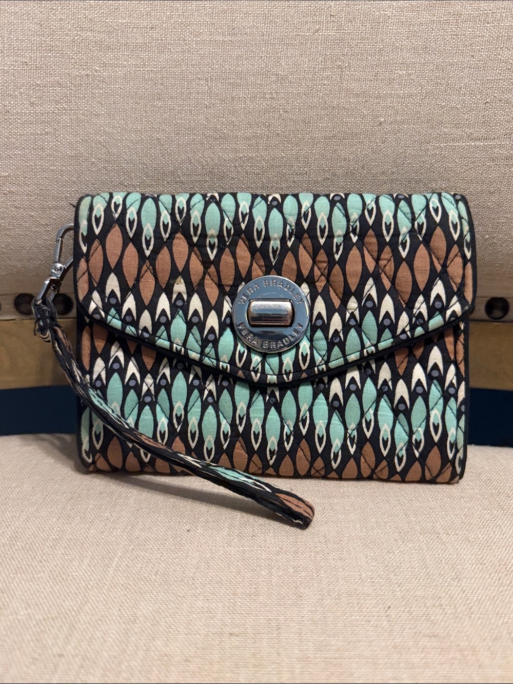 Vera Bradley “Sierra Stream” Your Turn iPhone/Wristlet